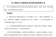 巢湖002875，明日停牌！筹划控制权变更