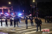 巢湖约200名海军陆战队士兵进驻洛杉矶 开始执行警戒守卫任务
